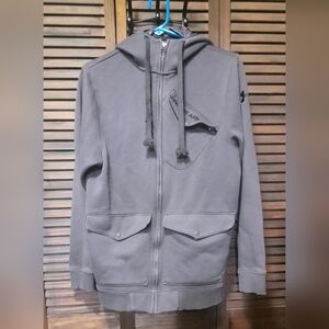 Under Armour Gray Zip-Up Hoodie